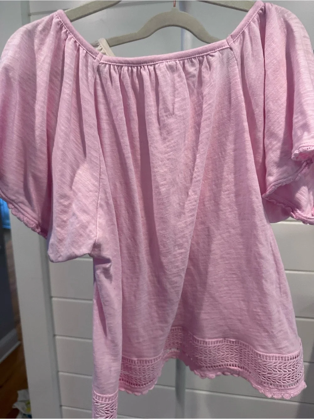Set of two girls Smocked Peasant Tops